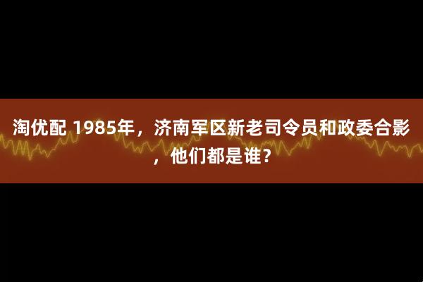 淘优配 1985年，济南军区新老司令员和政委合影，他们都是谁？